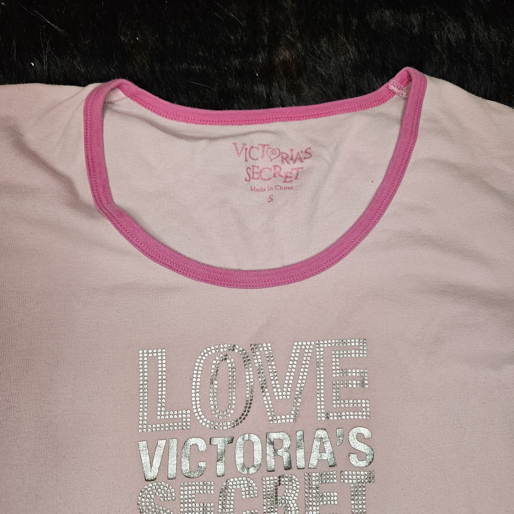 Victoria's Secret Pink Long Sleeve Nightshirt - Picture 2 of 2